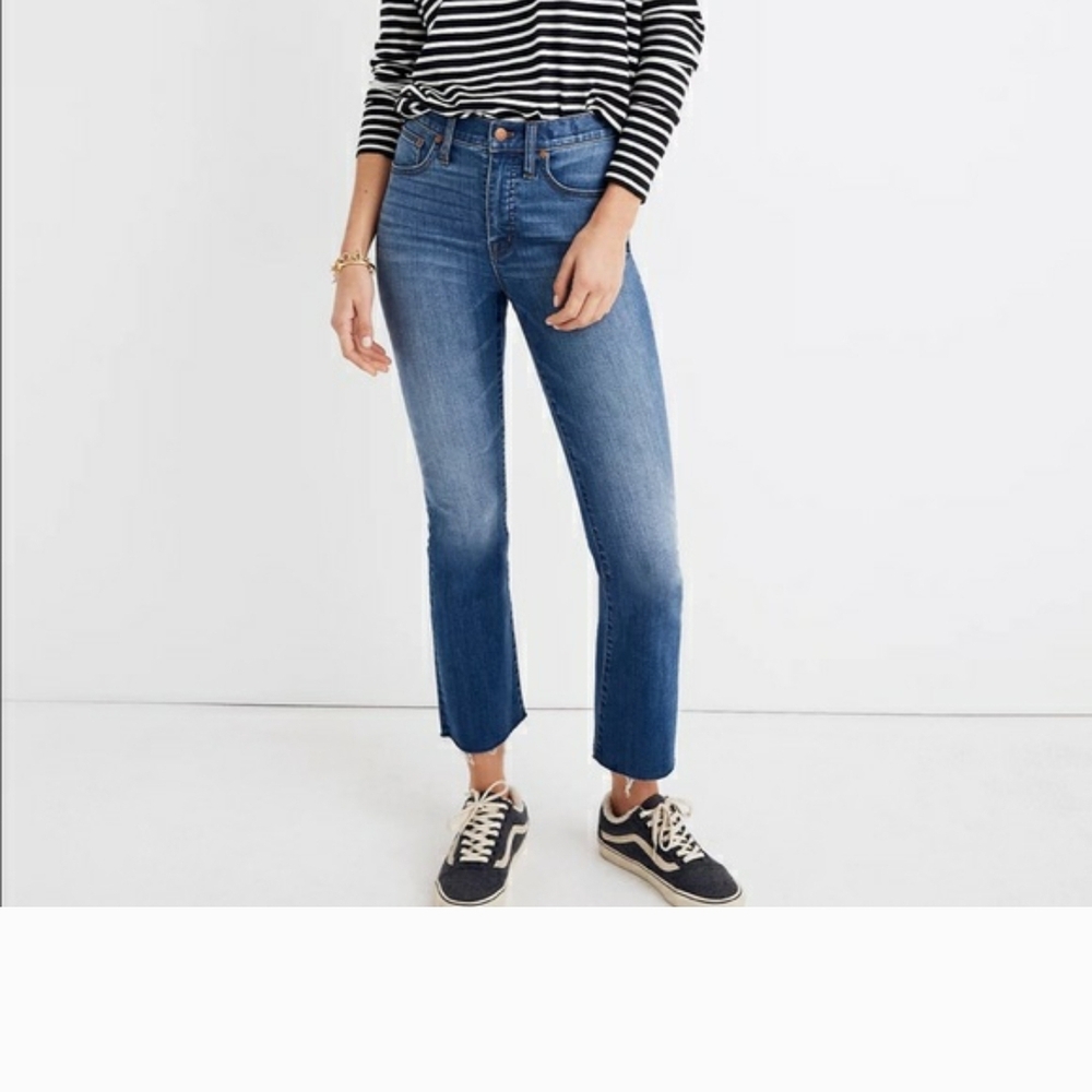 Madewell Cali Demi-boot Jeans in Medium Blue Wash